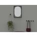 Espelho Decorativo Float Preto 63x43cm Oblongo 