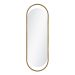 Espelho Decorativo Glam Dourado 153x43cm Oblongo 