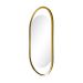 Espelho Decorativo Glam Dourado 80x43cm Oblongo 