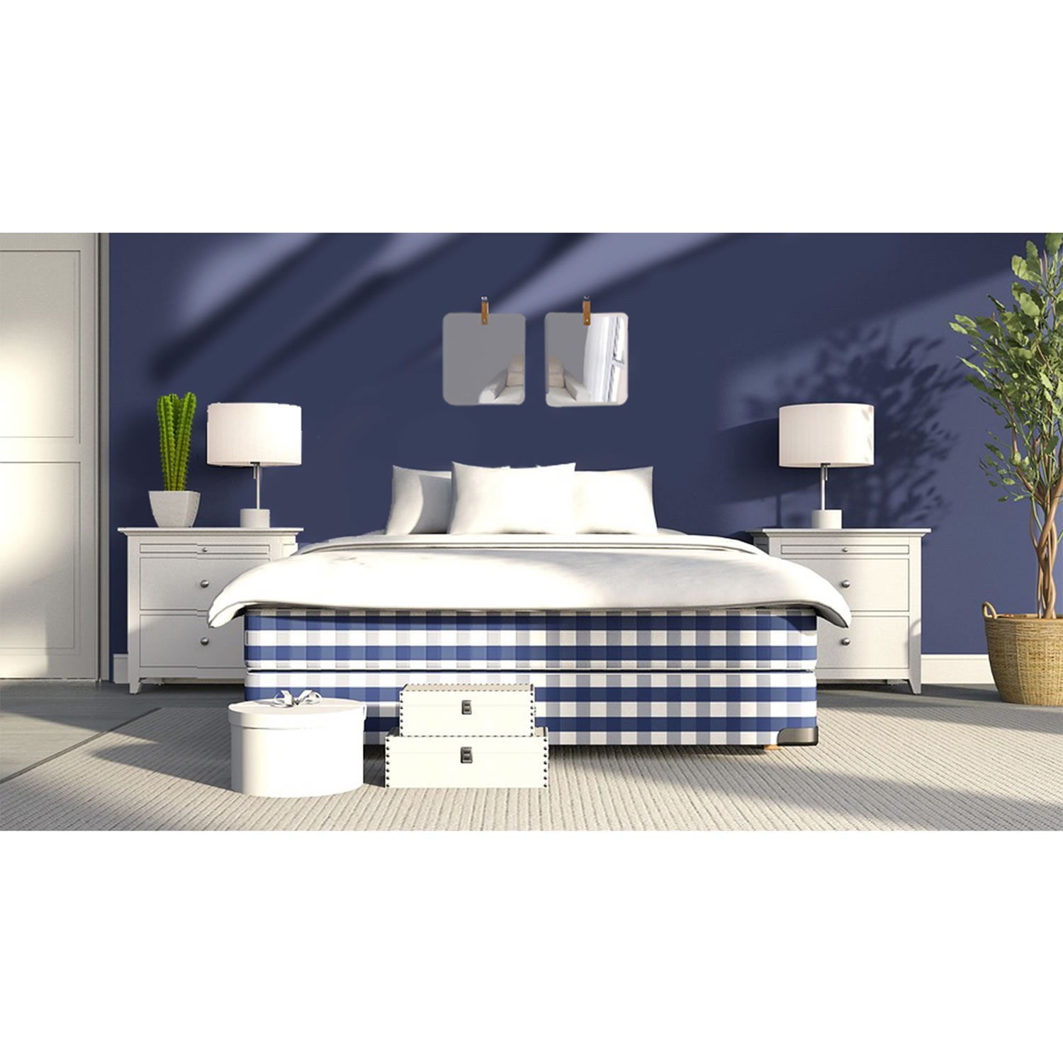 Espelho Decorativo Life Alça Caramelo Cantos 50X50 Cm