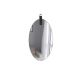 Espelho Decorativo Life Alça Preta Oval 60X40 Cm