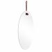 Espelho Decorativo Lina Alça Sisal Melancia 60x40 cm Oval
