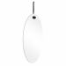 Espelho Decorativo Lina Alça Sisal Mirtilo 60x40 cm Oval 