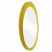 Espelho Decorativo Lua Crescente Amarelo 50 cm Redondo 