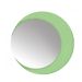 Espelho Decorativo Lua Crescente Verde 50 cm Redondo 