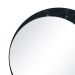 Espelho Decorativo Luna Mármore Preto 60cm Redondo Lateral 