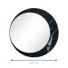Espelho Decorativo Luna Mármore Preto 60cm Redondo Lateral 