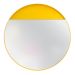 Espelho Decorativo Meia Lua Amarelo 50 Cm Redondo Amarelo, 50 cm