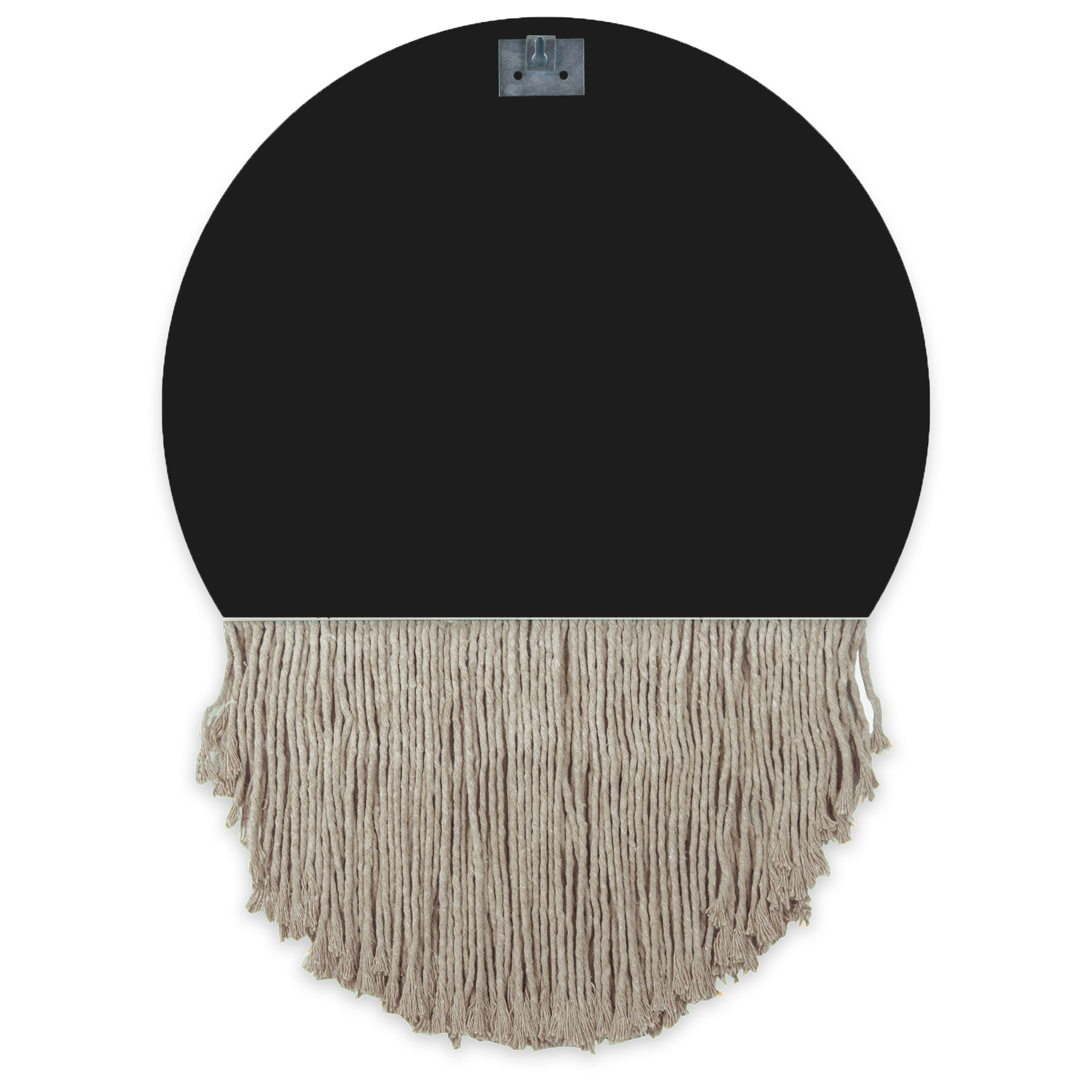 Espelho Decorativo Moon Bangs Bege 38cm 