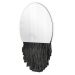 Espelho Decorativo Moon Bangs Preto 38cm 