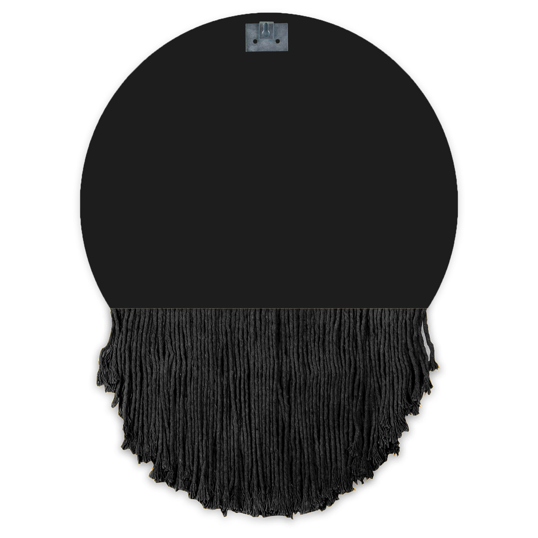 Espelho Decorativo Moon Bangs Preto 38cm 
