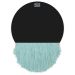 Espelho Decorativo Moon Bangs Verde Água 38cm 