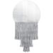 Espelho Decorativo Moon Esc Bangs Cinza 38cm 