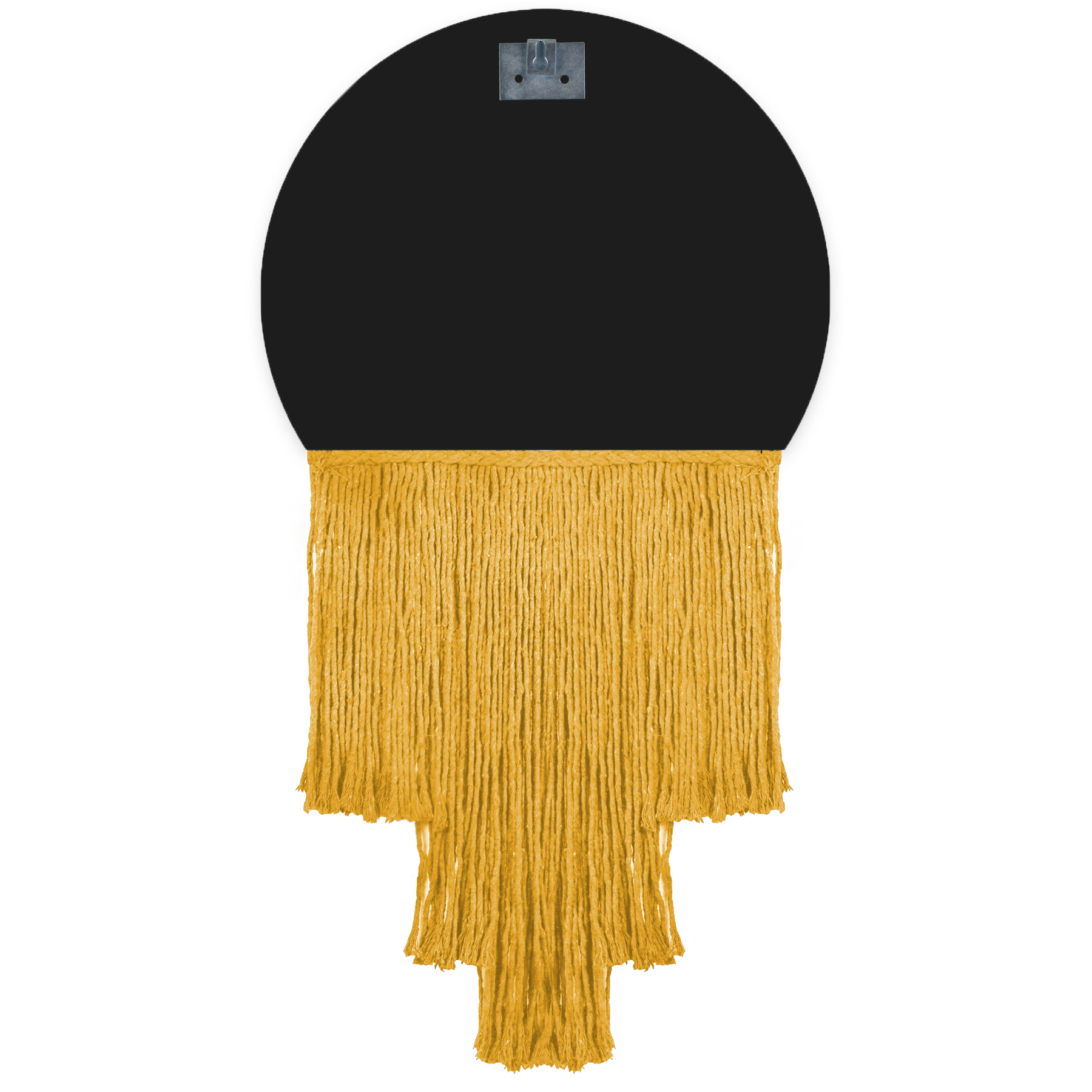 Espelho Decorativo Moon Esc Bangs Mostarda 38cm 