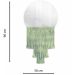 Espelho Decorativo Moon Esc Bangs Verde Limão 38cm 