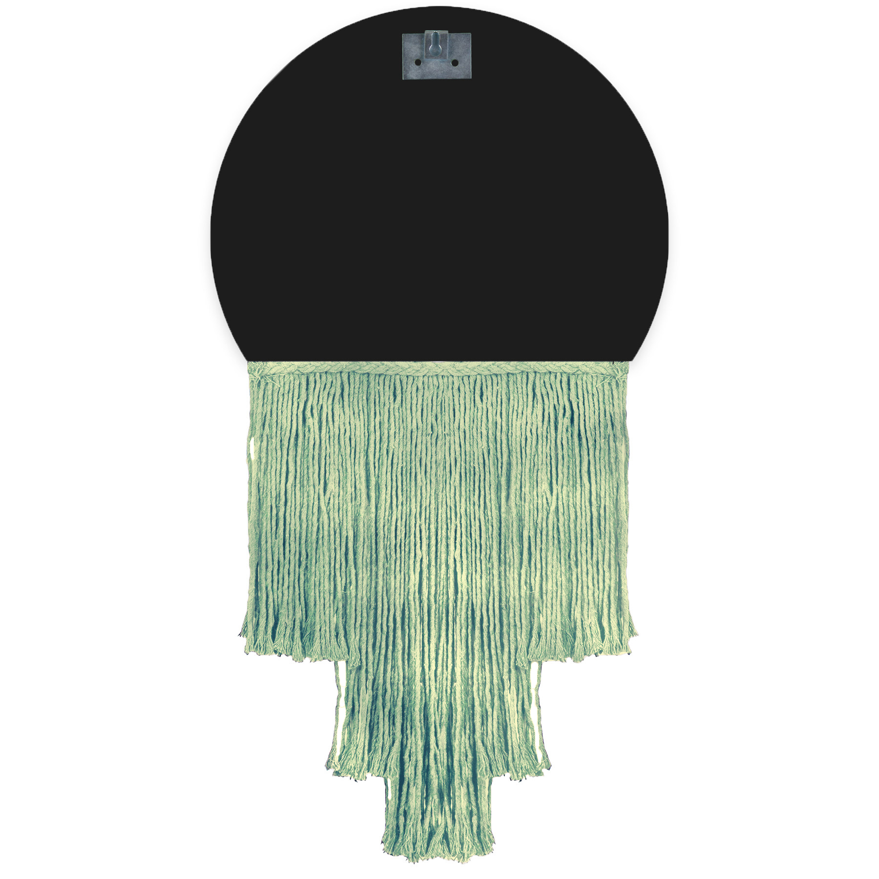 Espelho Decorativo Moon Esc Bangs Verde Limão 38cm 