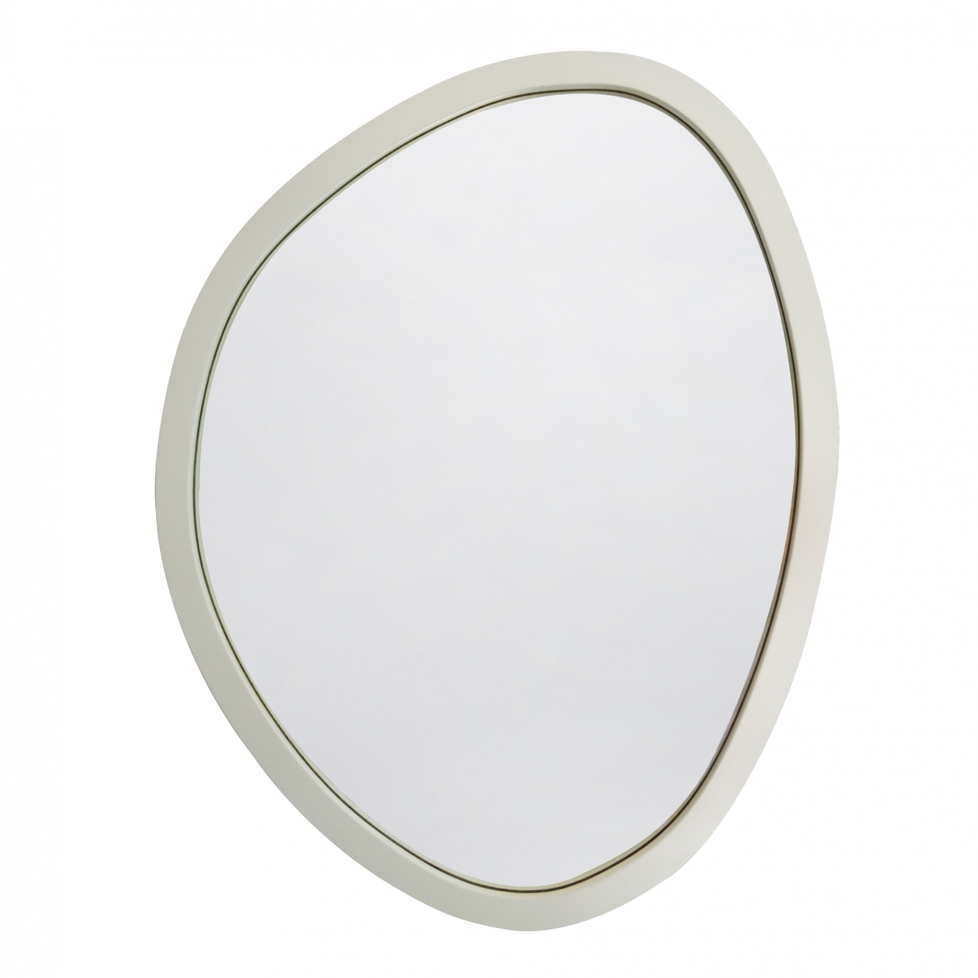 Espelho Decorativo Orgânico 58x70  Branco  