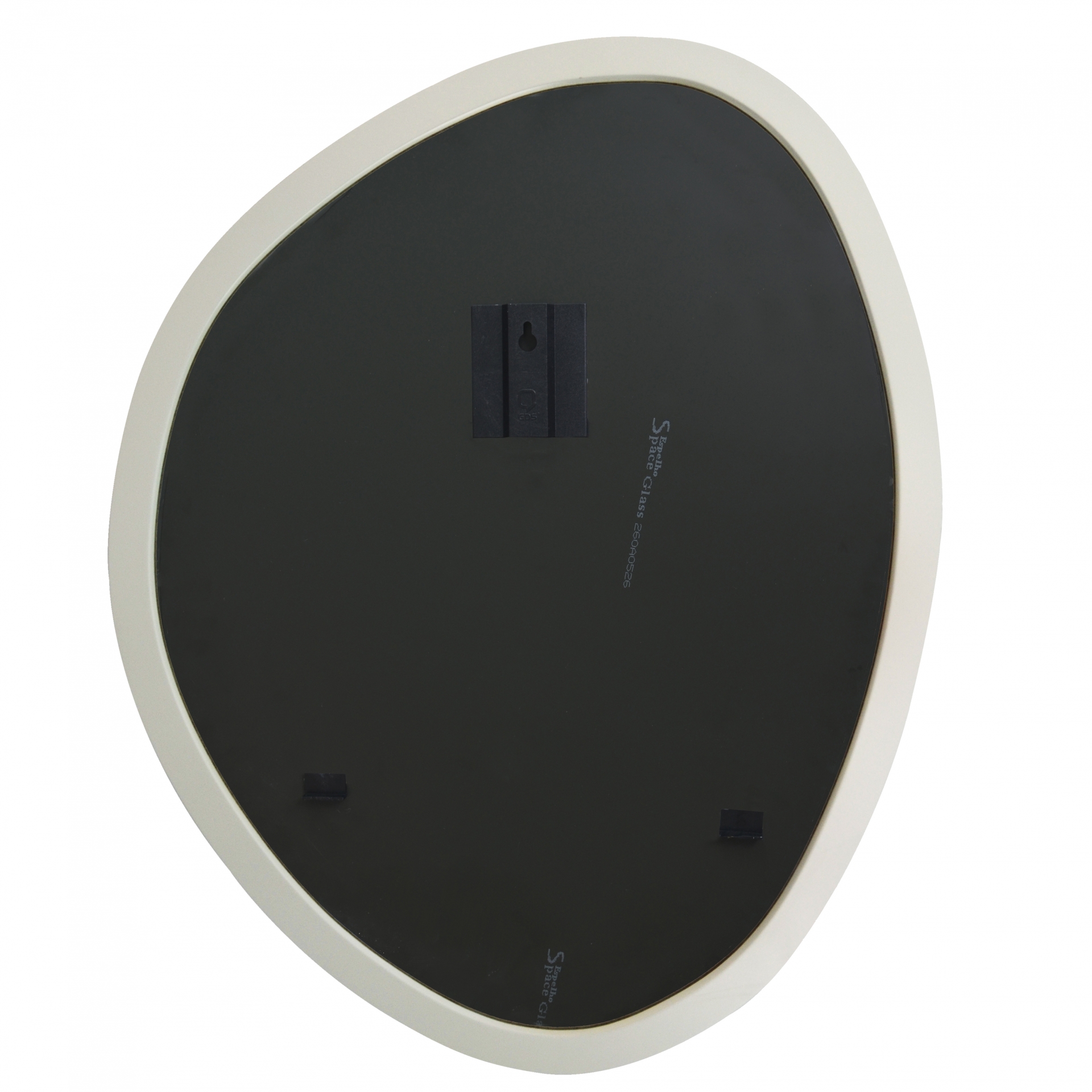 Espelho Decorativo Orgânico 58x70  Branco  