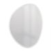 Espelho Decorativo Orgânico Branco 43X58 Cm