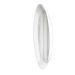 Espelho Decorativo Paella Branco  60 cm Redondo 