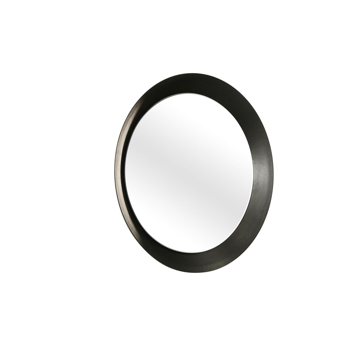 Espelho Decorativo Paella Preto 60 cm Redondo