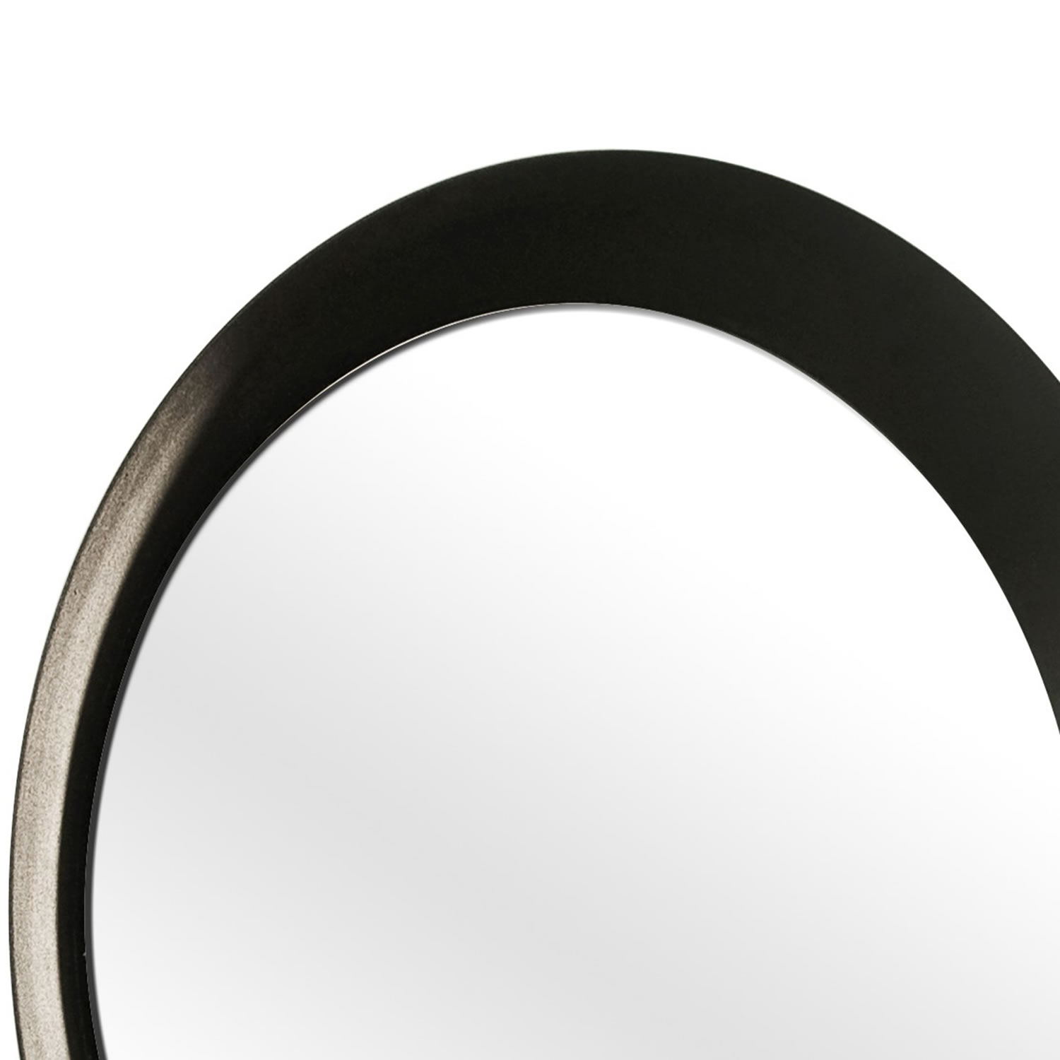 Espelho Decorativo Paella Preto 60 cm Redondo