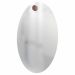 Espelho Decorativo Pen Oval Pendurador Marrom 60x40 cm  
