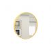Espelho Decorativo Round Externo Amarelo 40 cm Redondo  
