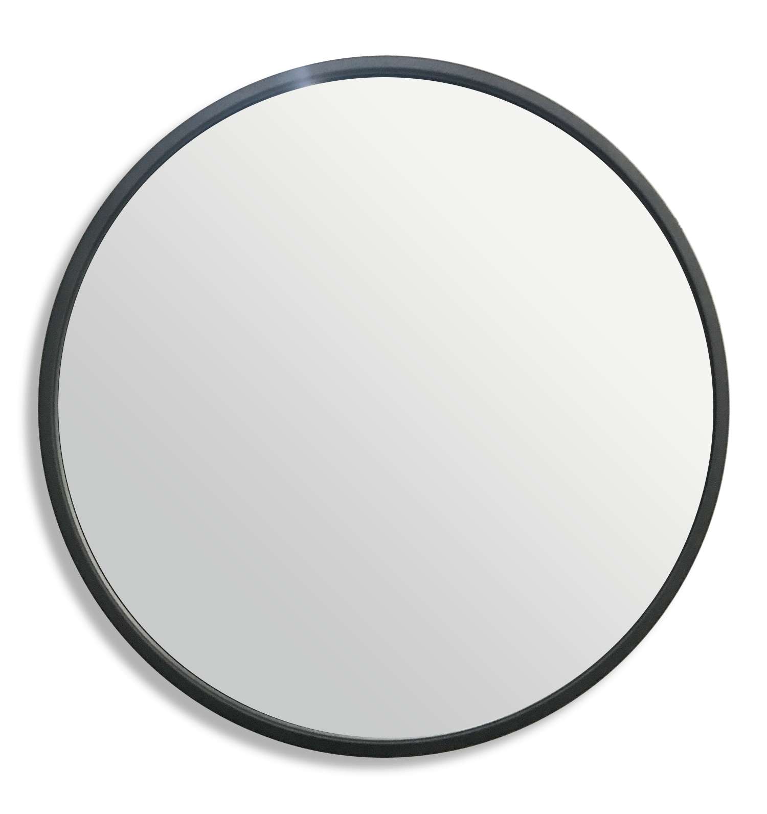 Espelho Decorativo Round Externo Preto 60 cm Redondo 