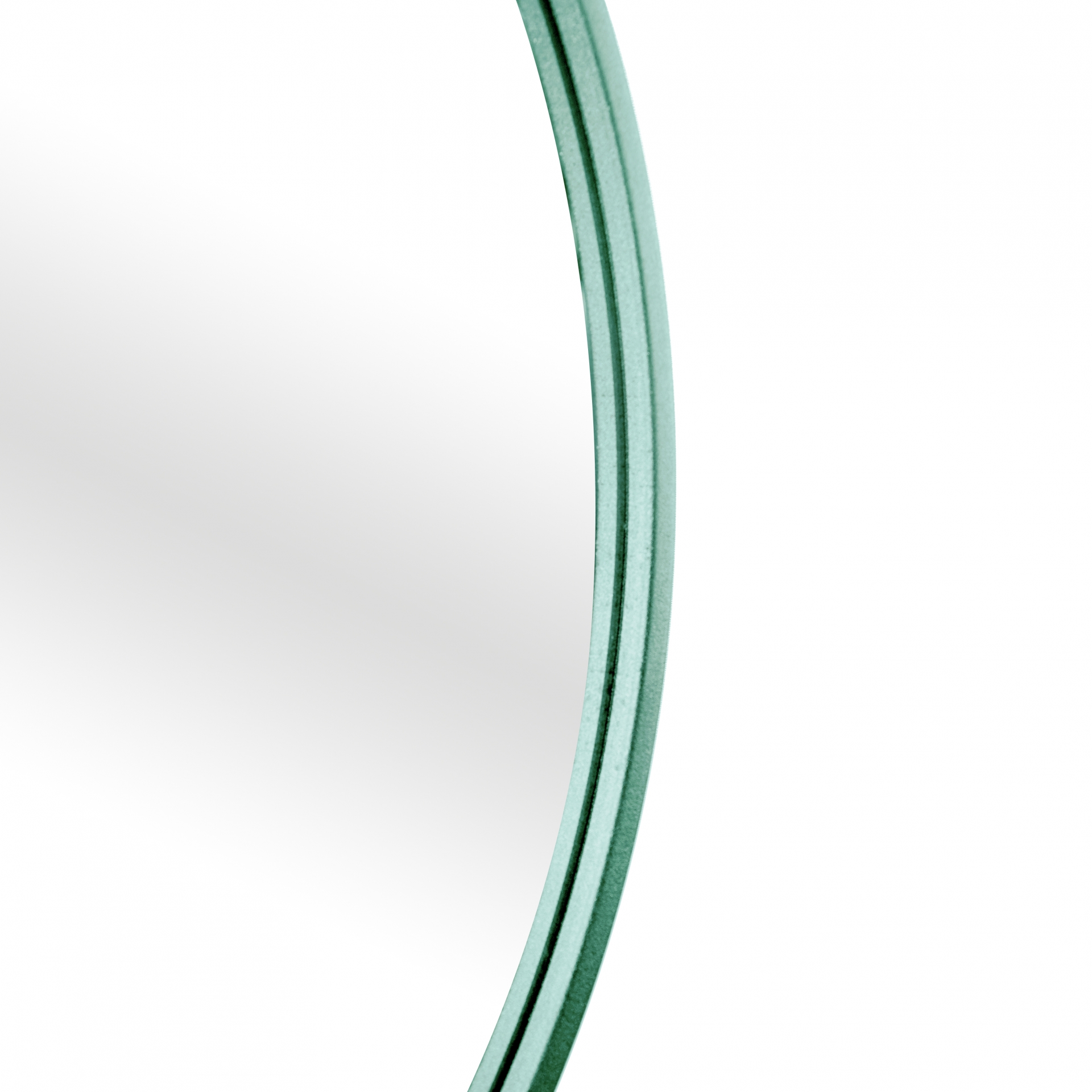 Espelho Decorativo Round Externo Verde 50 cm Redondo 