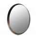 Espelho Decorativo Round Interno Marrom 40 cm Redondo 