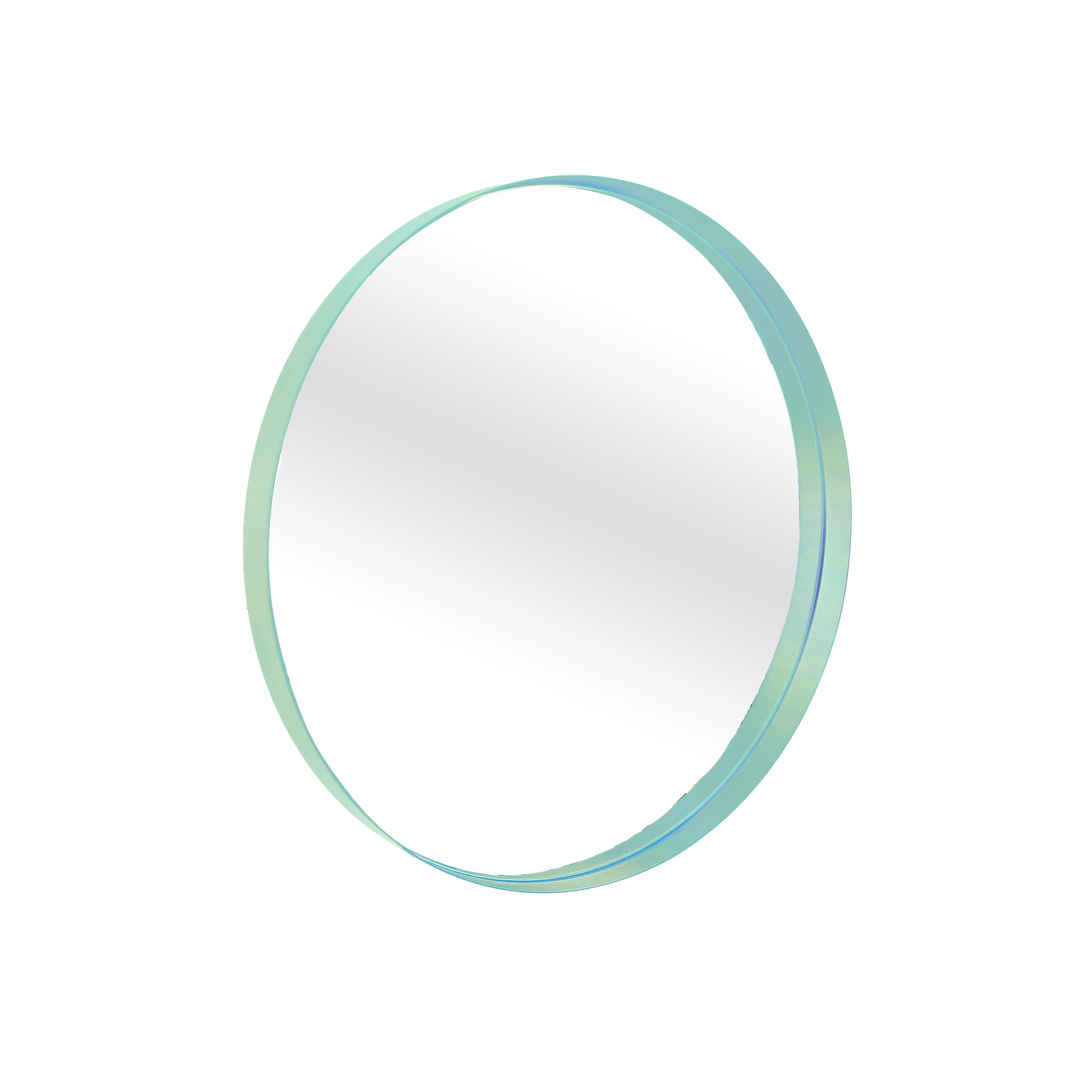 Espelho Decorativo Round Interno Verde 30 cm Redondo 