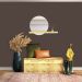 Espelho Decorativo Shelf Pinus 40 cm Redondo 