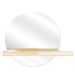 Espelho Decorativo Shelf Pinus 60 cm Redondo 