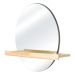 Espelho Decorativo Shelf Pinus 60 cm Redondo 