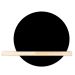 Espelho Decorativo Shelf Pinus 60 cm Redondo 