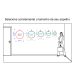 Espelho Decorativo Short Strip Branco Alça Corrente 60 Cm Redondo Branco, 60 cm