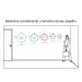 Espelho Decorativo Short Strip Marrom Alça Corrente 40 Cm Redondo Marrom, 40 cm