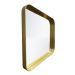 Espelho Decorativo Urban Dourado 50x50cm Quadrado Cantos 
