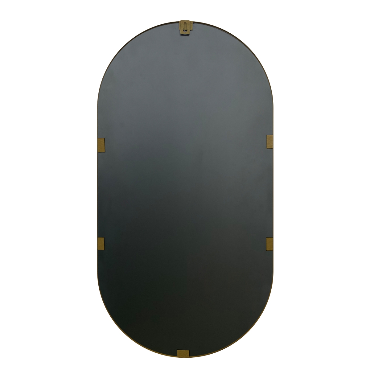 Espelho Decorativo Urban Dourado 60x40cm Oblongo 