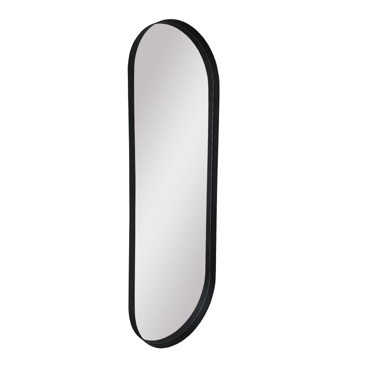 Espelho Decorativo Urban Preto 120x40cm Oblongo 