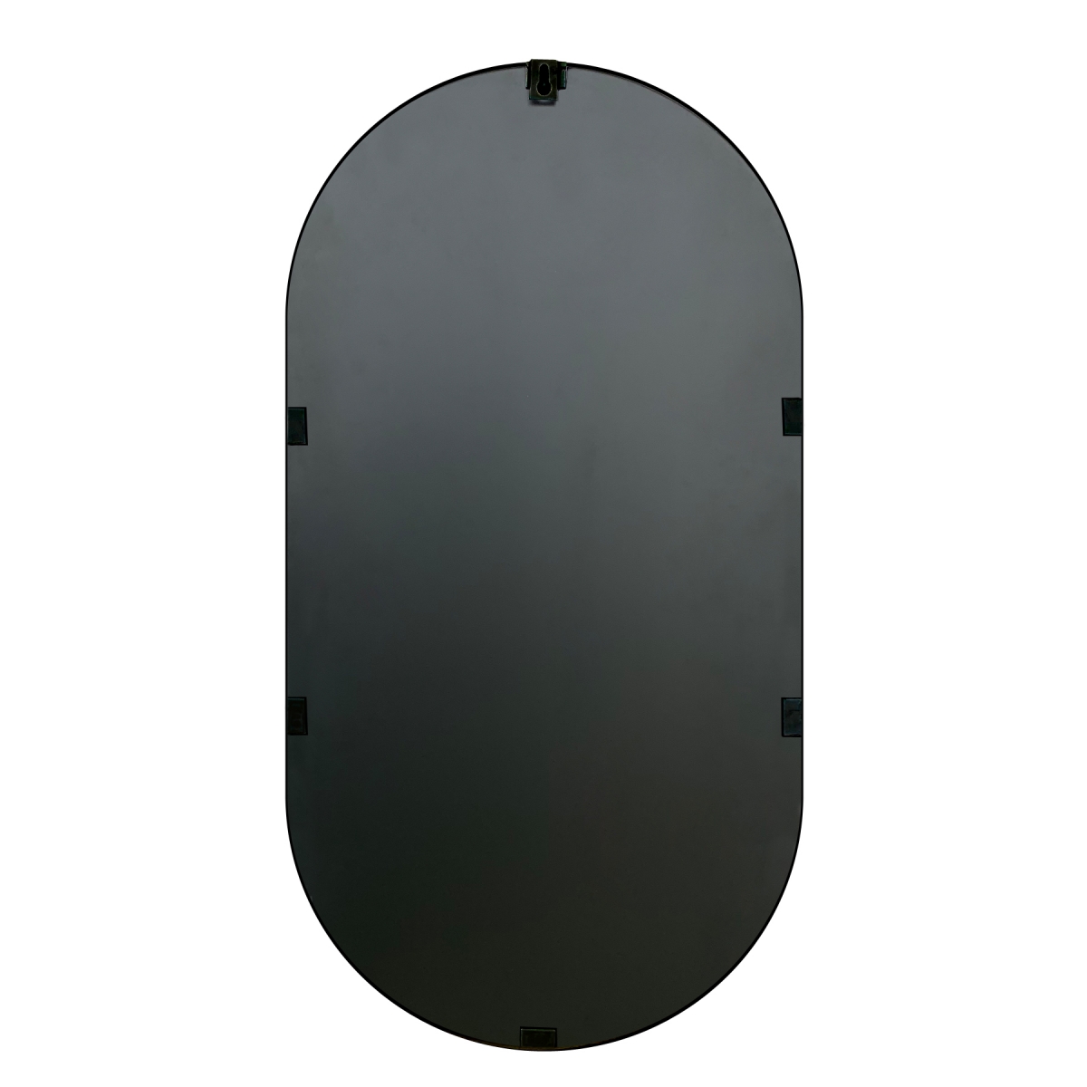 Espelho Decorativo Urban Preto 60x40cm Oblongo 
