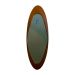 Espelho Emoldurado Antique Freijó 134x47cm Oval 