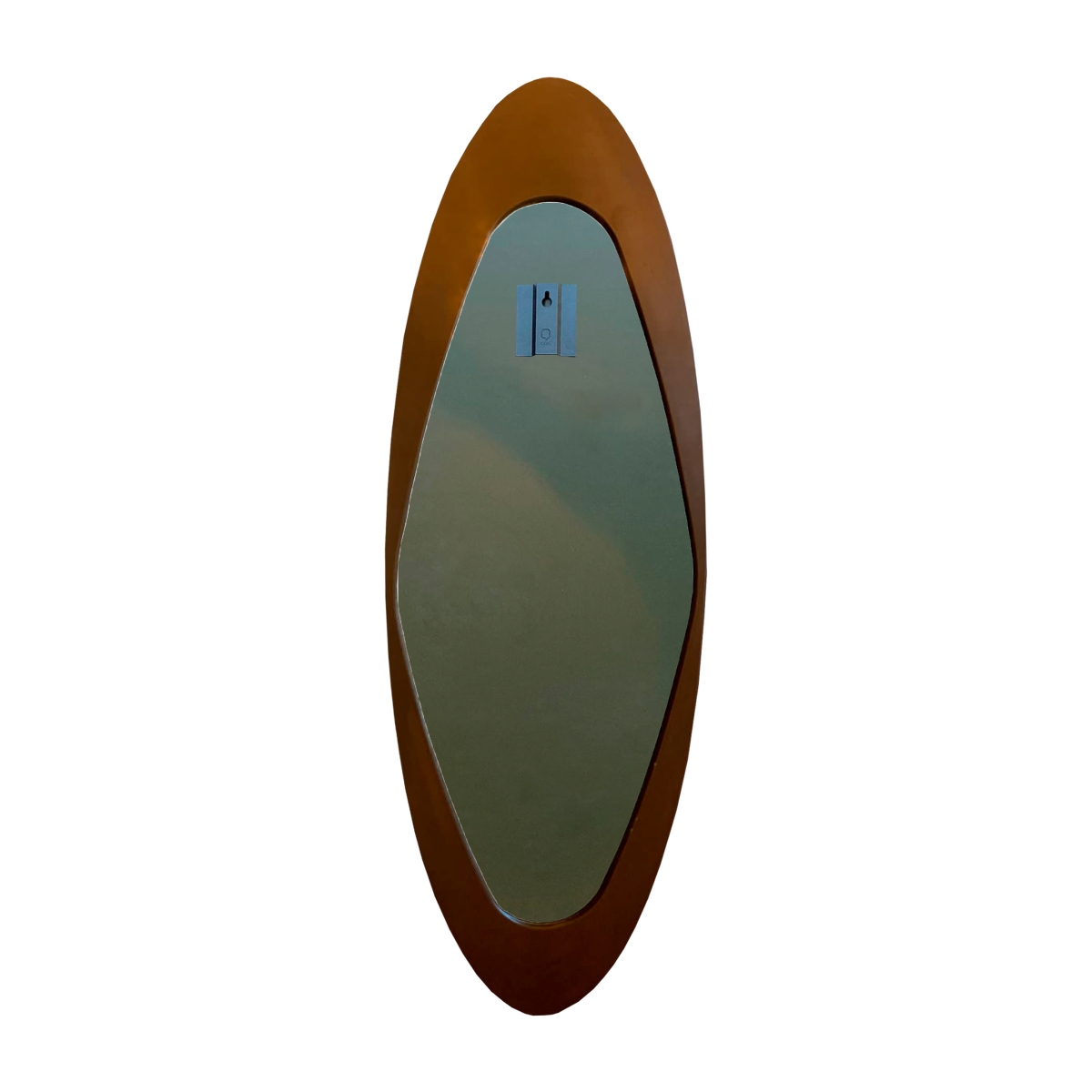 Espelho Emoldurado Antique Freijó 134x47cm Oval 