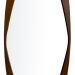 Espelho Emoldurado Antique Freijó 134x47cm Oval 