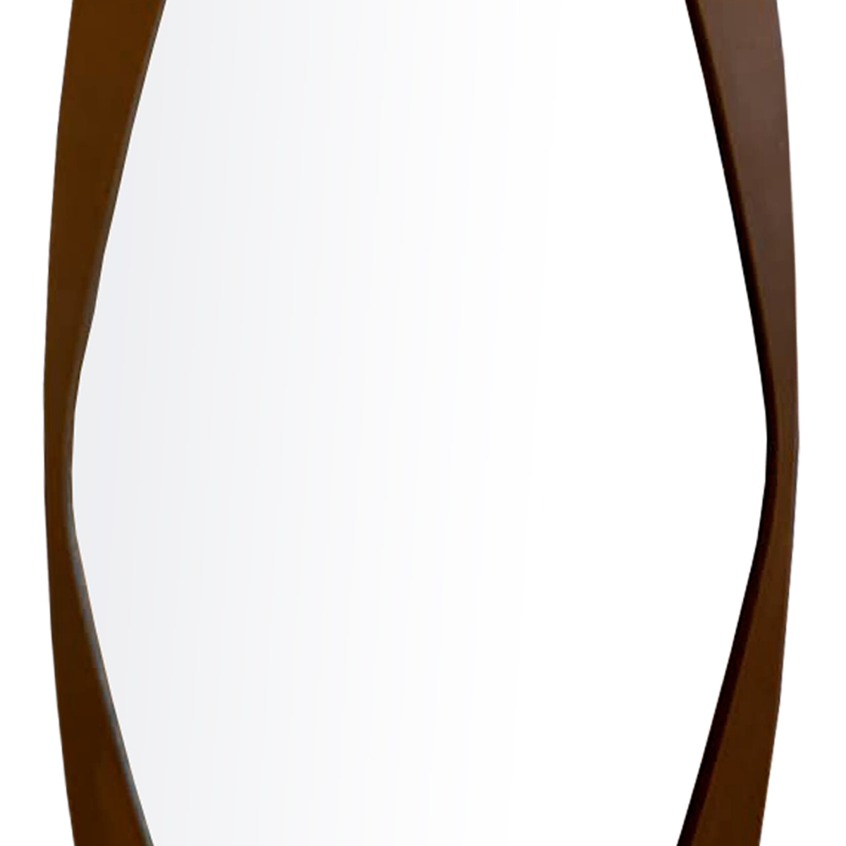 Espelho Emoldurado Antique Freijó 134x47cm Oval 