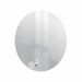 Espelho Funcional Hook Branco 50 cm Redondo 