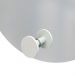 Espelho Funcional Hook Branco 50 cm Redondo 