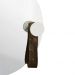 Espelho Funcional Hook Branco Alça Rajada 50 cm Redondo 