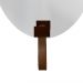 Espelho Funcional Hook Corten Alça Caramelo 60x40 Cm Oval
